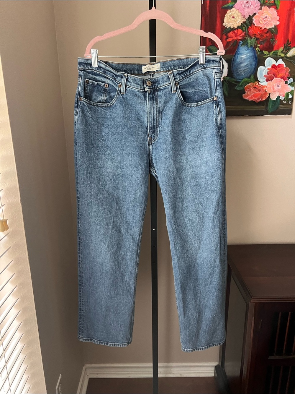 Abercrombie and fitch the baggy midrise jeans women’s